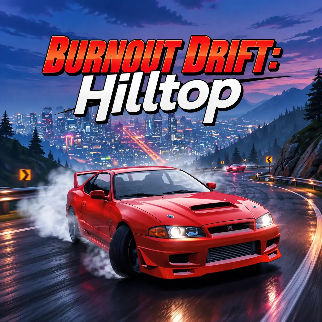 Burnout Drift Hilltop racing game thumbnail
