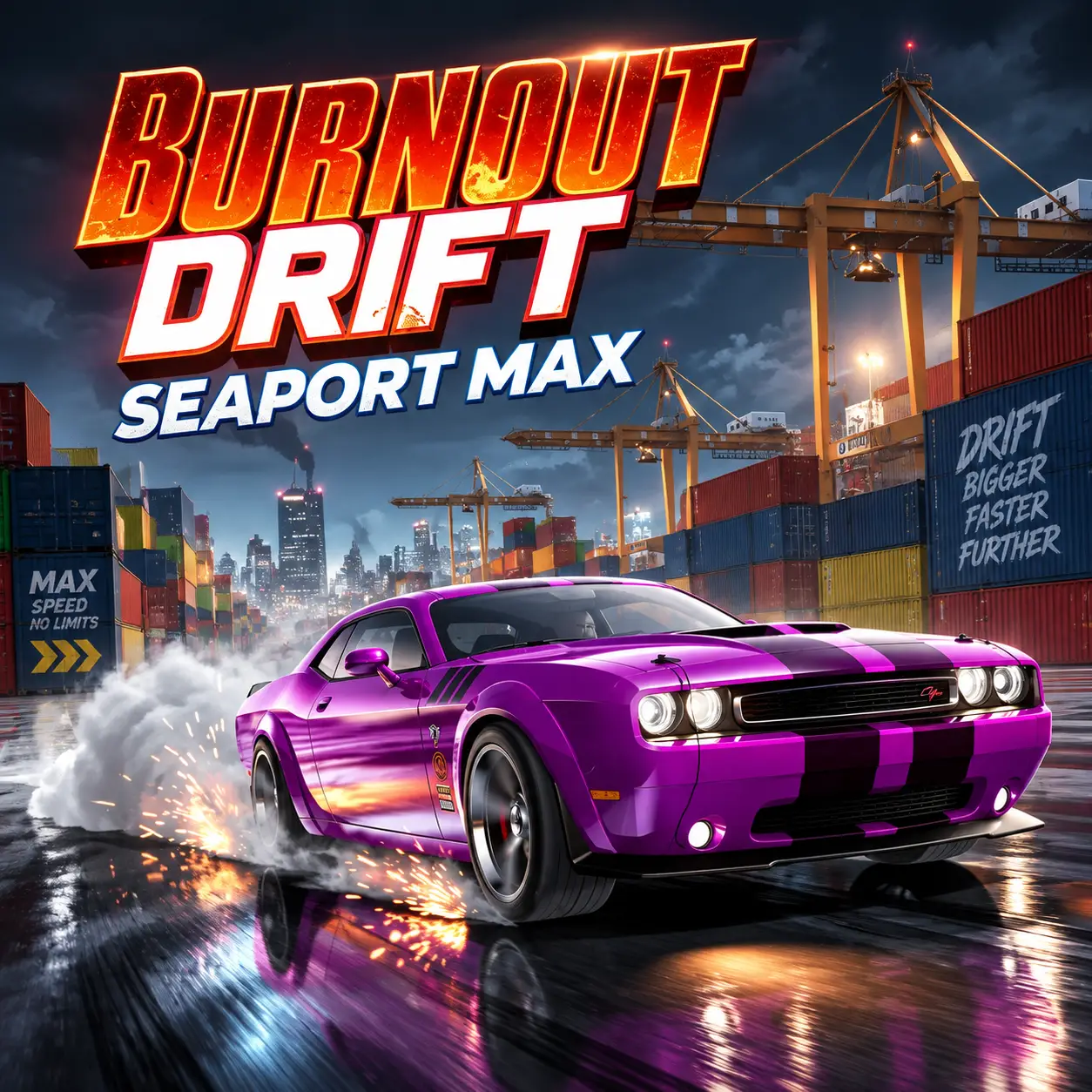 Burnout Drift Seaport Max driving game thumbnail