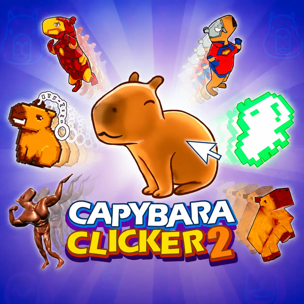 Capybara Clicker 2 idle clicker game thumbnail