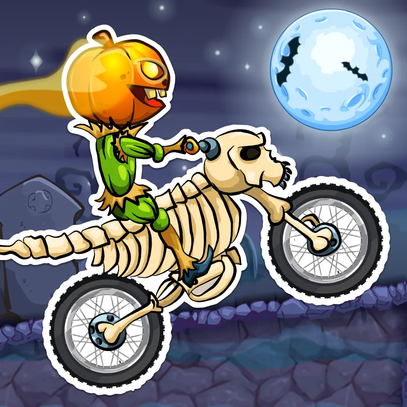 Moto X3M Spooky Land game thumbnail