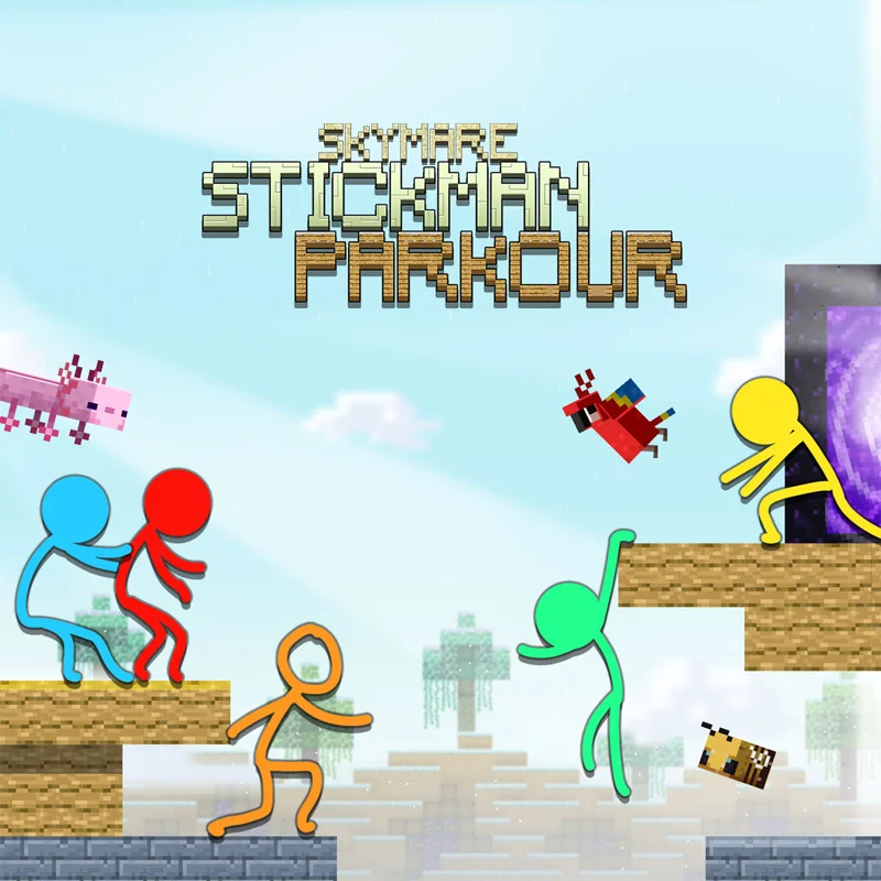 Stickman Parkour Island game thumbnail